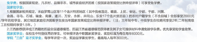 江西省商务学校学费