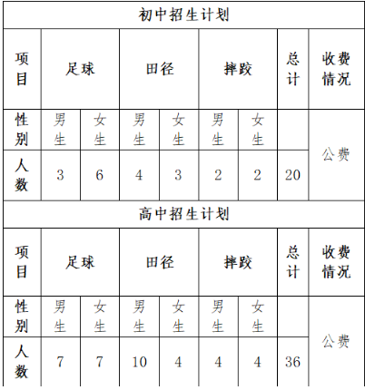 招生计划