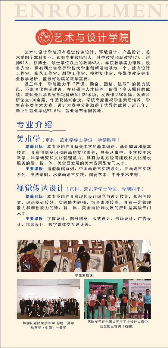 2020湖北科技学院艺术招生简章