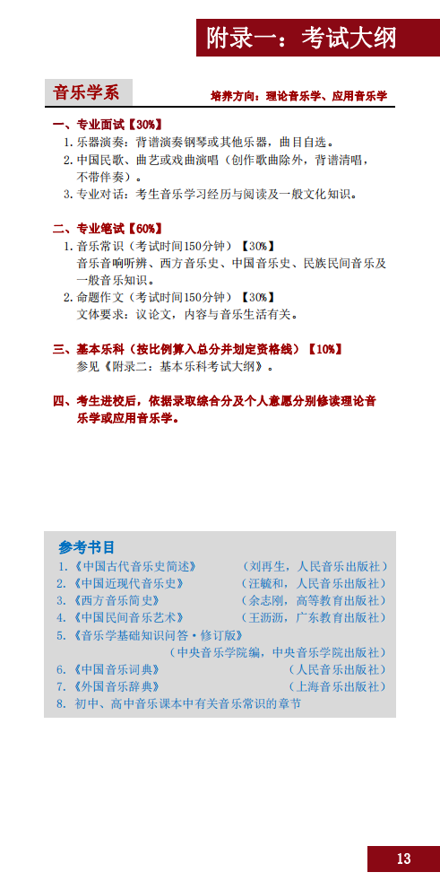 2020星海音乐学院本科招生简章（调整版）