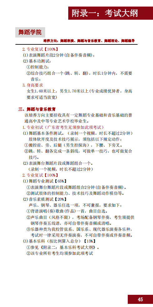 2020星海音乐学院本科招生简章（调整版）