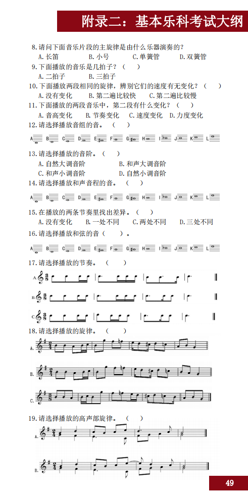 2020星海音乐学院本科招生简章（调整版）