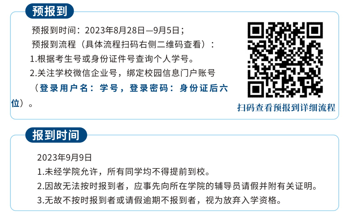 2023年福建理工大学新生开学时间-报到需要带什么东西