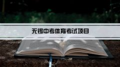 2023年无锡中考体育考试项目总分和评分标准规定