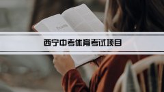2023年西宁中考体育考试项目总分和评分标准规定