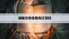2023年铜陵中考体育考试项目总分和评分标准规定