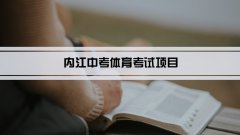 2023年内江中考体育考试项目总分和评分标准规定