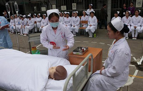 丽水护士学校图片
