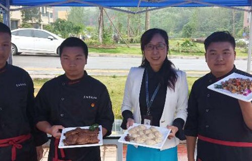 临渭区川粤烹饪技校图片