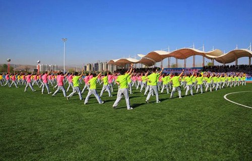 巢湖市青山高级职业中学图片