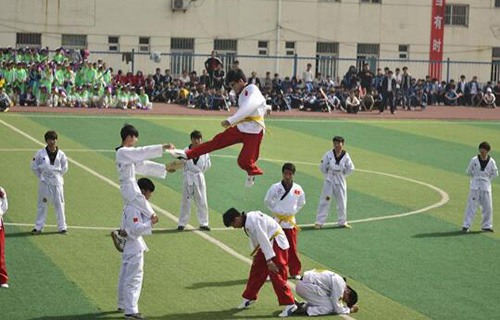 武功县职业教育中心图片