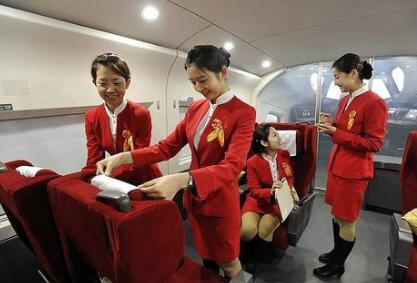 西安高铁乘务学校图片
