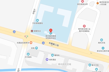 四川省国防教育学院南充校区具体位置